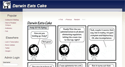 Desktop Screenshot of darwineatscake.com